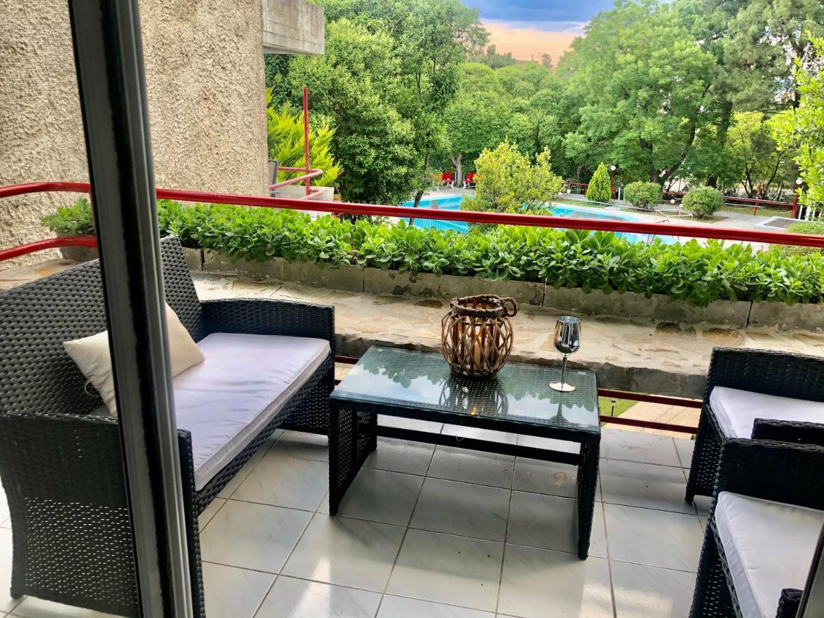 Villavictoria Marias View Pool Apartment Peraia  Bagian luar foto